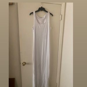 Basic white Maxi dress